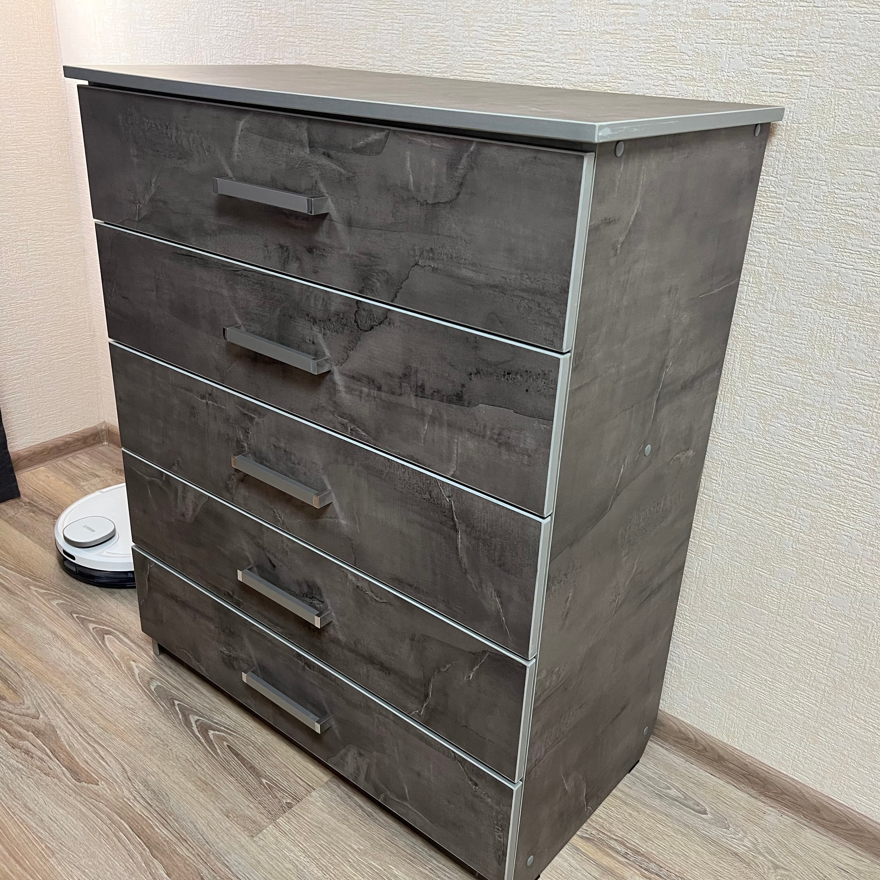 Комод «Лофт Графит» (82 см)